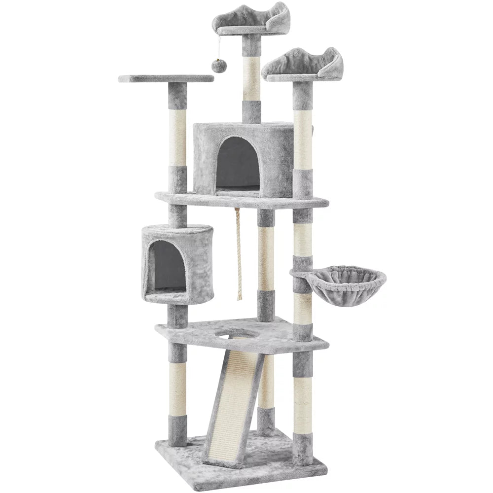 79'' Multilevel Cat Tree with Condos & Scratching Posts S3595