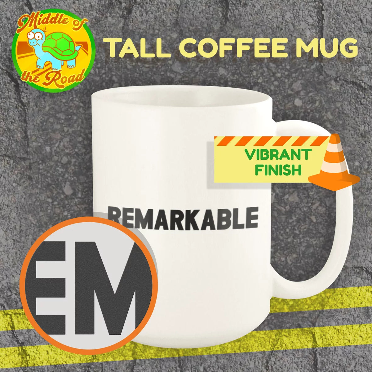 White Ceramic 15oz Mug Q3453