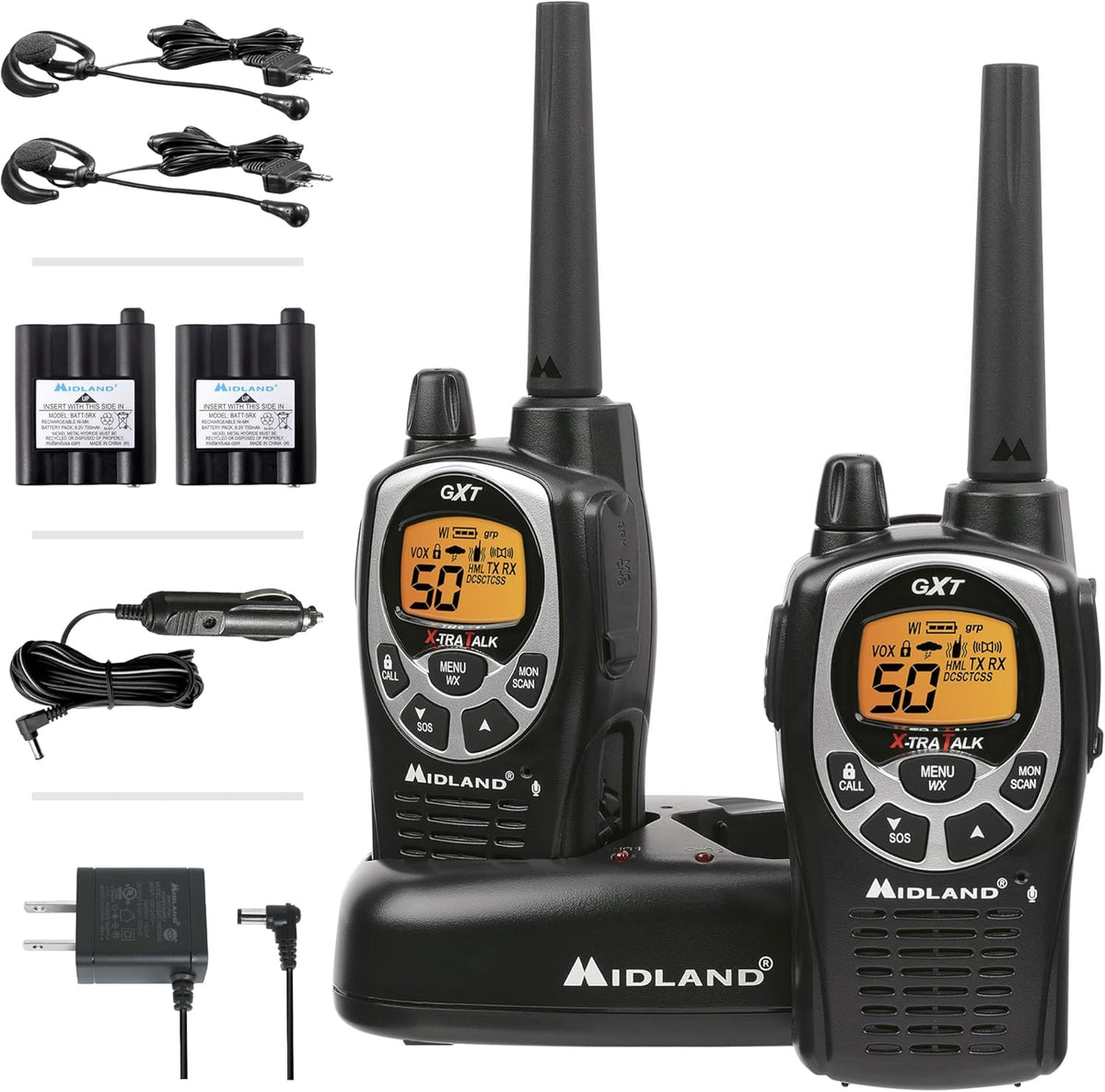 50 Channel Waterproof GMRS Two-Way Radio 3-Pack I9134