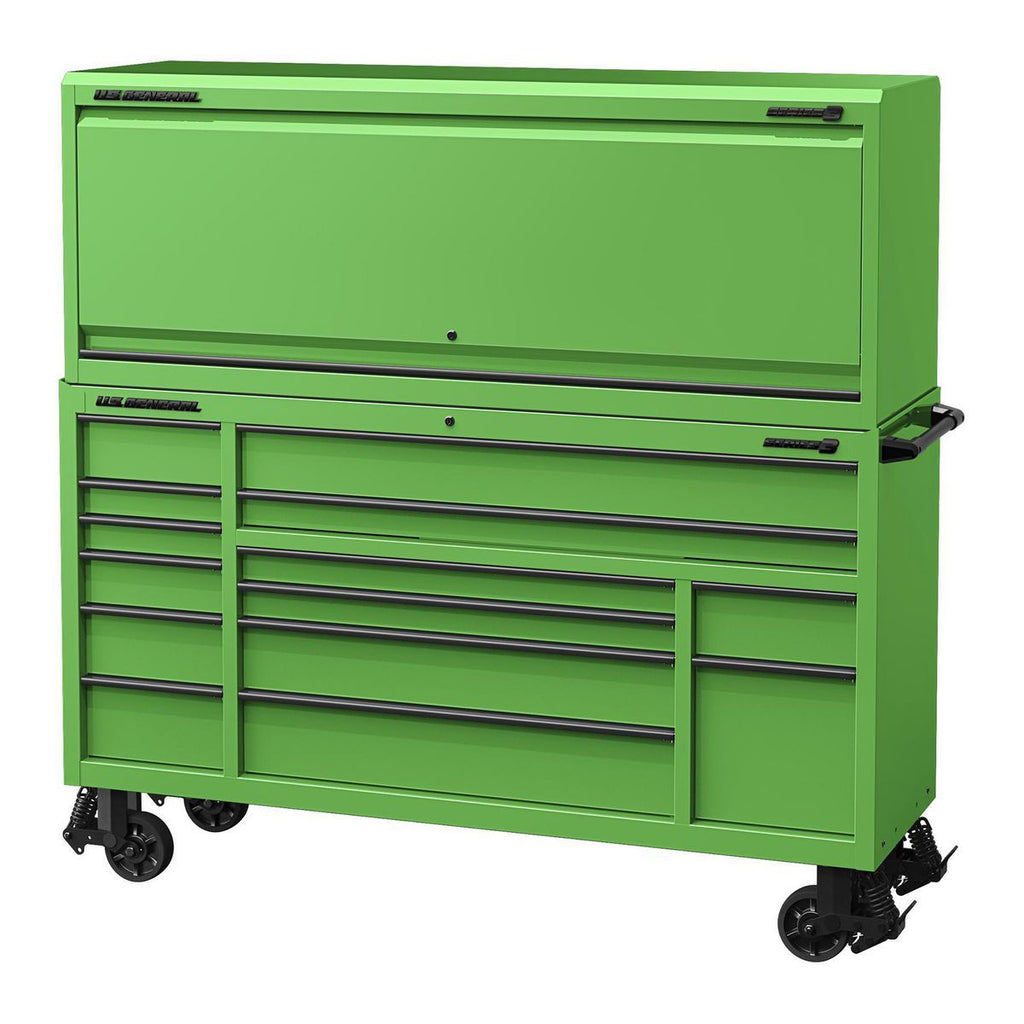 72 in. x 22 in. Green Work Center Hutch Z975