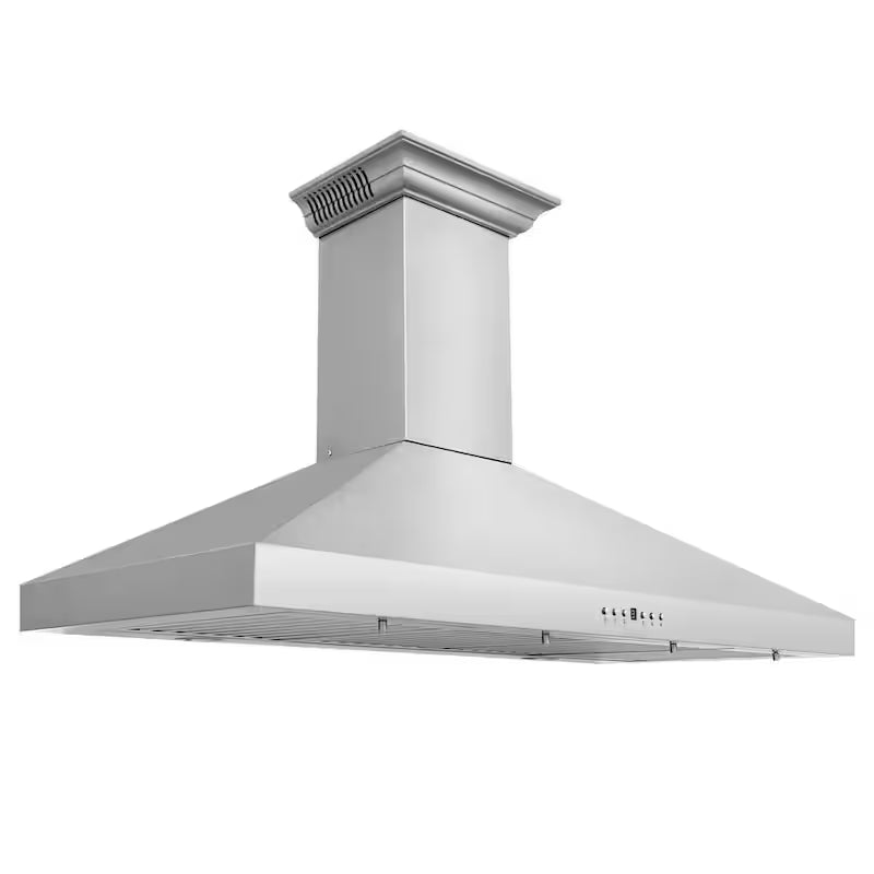 48 in. 400 CFM Ducted Wall Mount Range Hood in Stainless Steel O506845