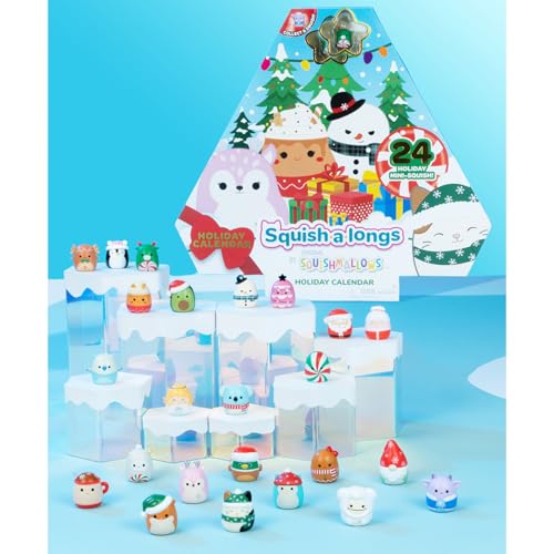Holiday Countdown Calendar with 24 Mini-Squish T927