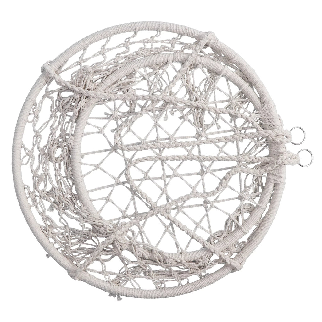 Hammock Chair Macrame Swing Chair Beige C66925