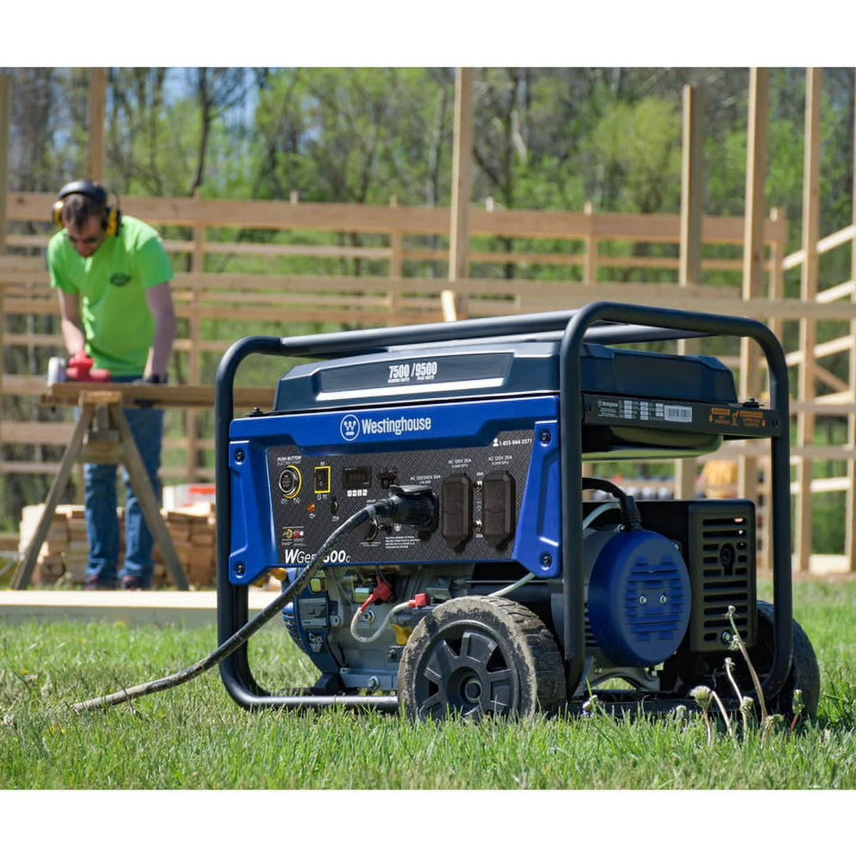 9500 Peak Watt Portable Gas Powered Generator N917