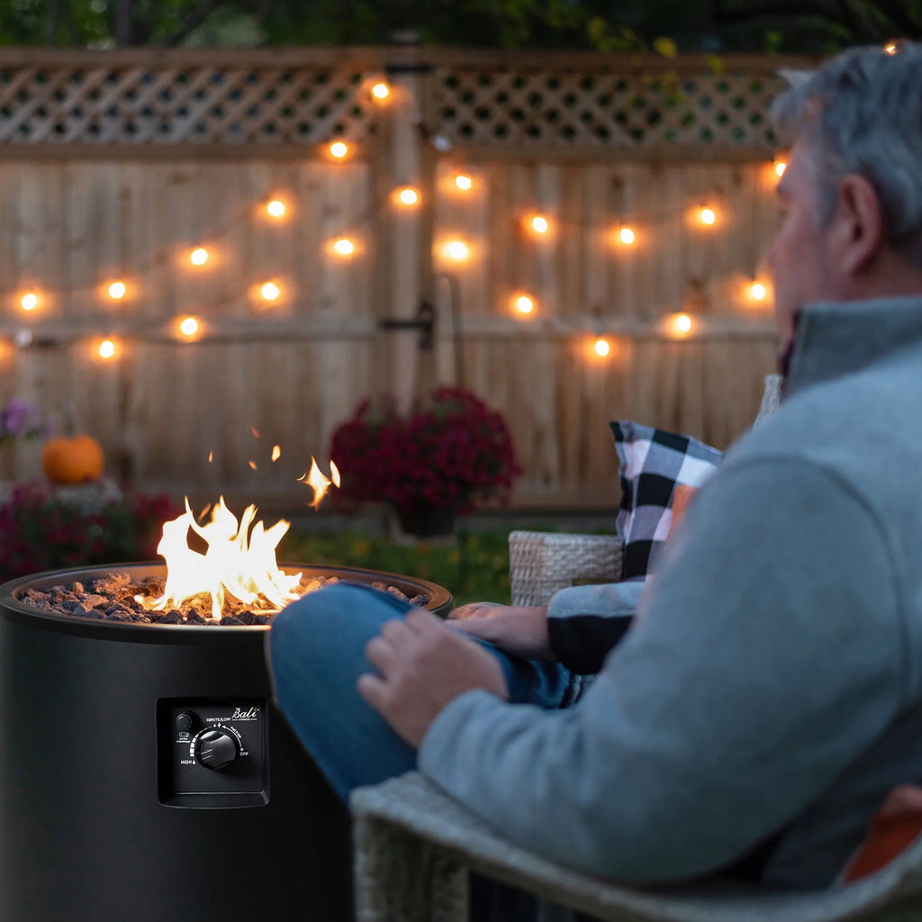 50,000 BTU Outdoor Portable Gas Fire Pit I617