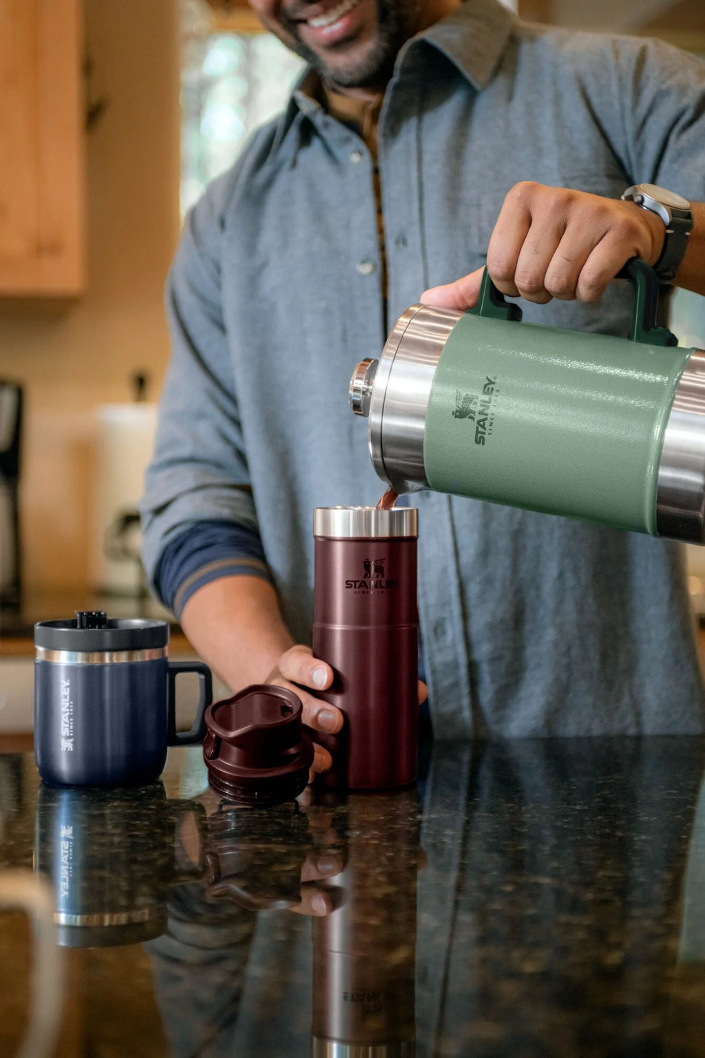 Stainless Steel Coffee French Press 48 oz T89800