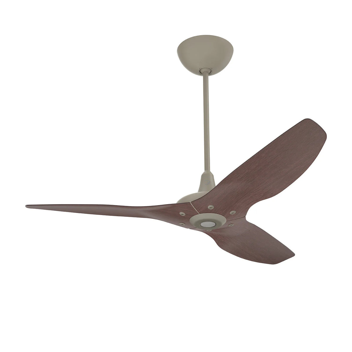 52 Ceiling Fan with Cocoa Bamboo Blades and Satin Nickel Finish K436