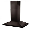 42 in. 400 CFM Black Stainless Steel Island Range Hood M942
