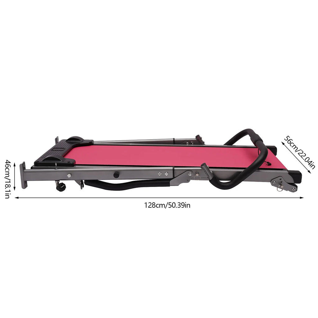 Pink Incline Folding Treadmill D84663