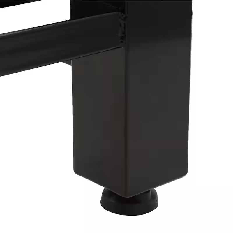 Adjustable Height Solid Wood Top Workbench in Black N4363