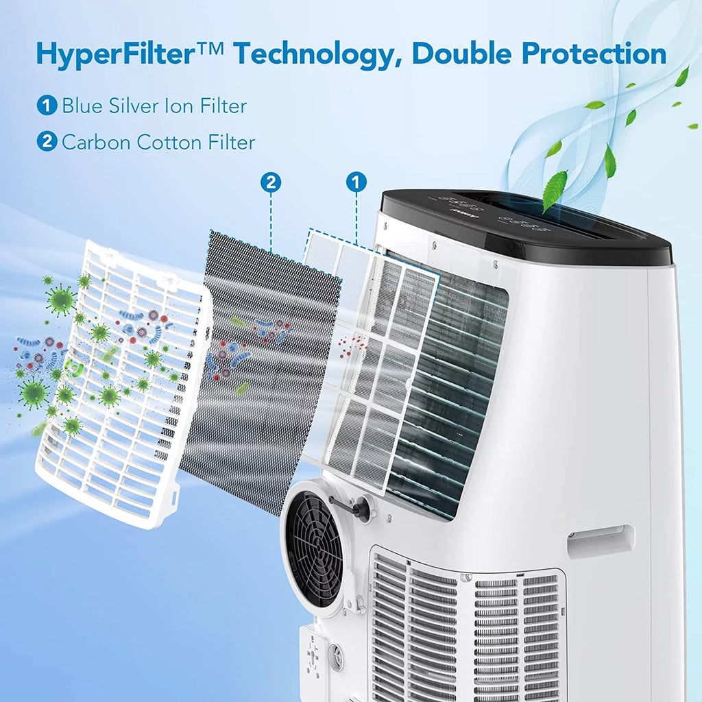 Portable Air Conditioner 8000 BTU White T6369