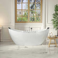 59 Freestanding Whirlpool Bathtub with Faucet O2789