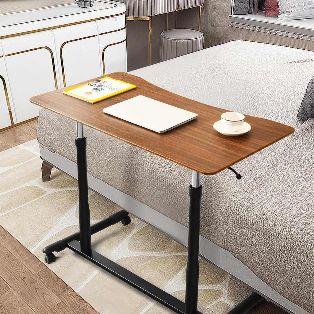 Height Adjustable Standing Desk with Lockable Casters O42082