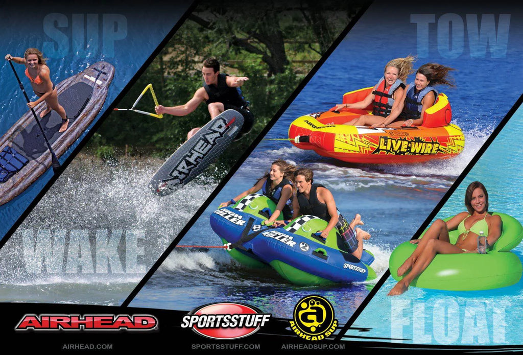 2 Pack Open Top Towable Tube Q221