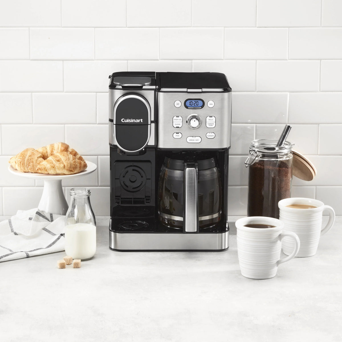 2-IN-1 Stainless Steel Coffeemaker K1766