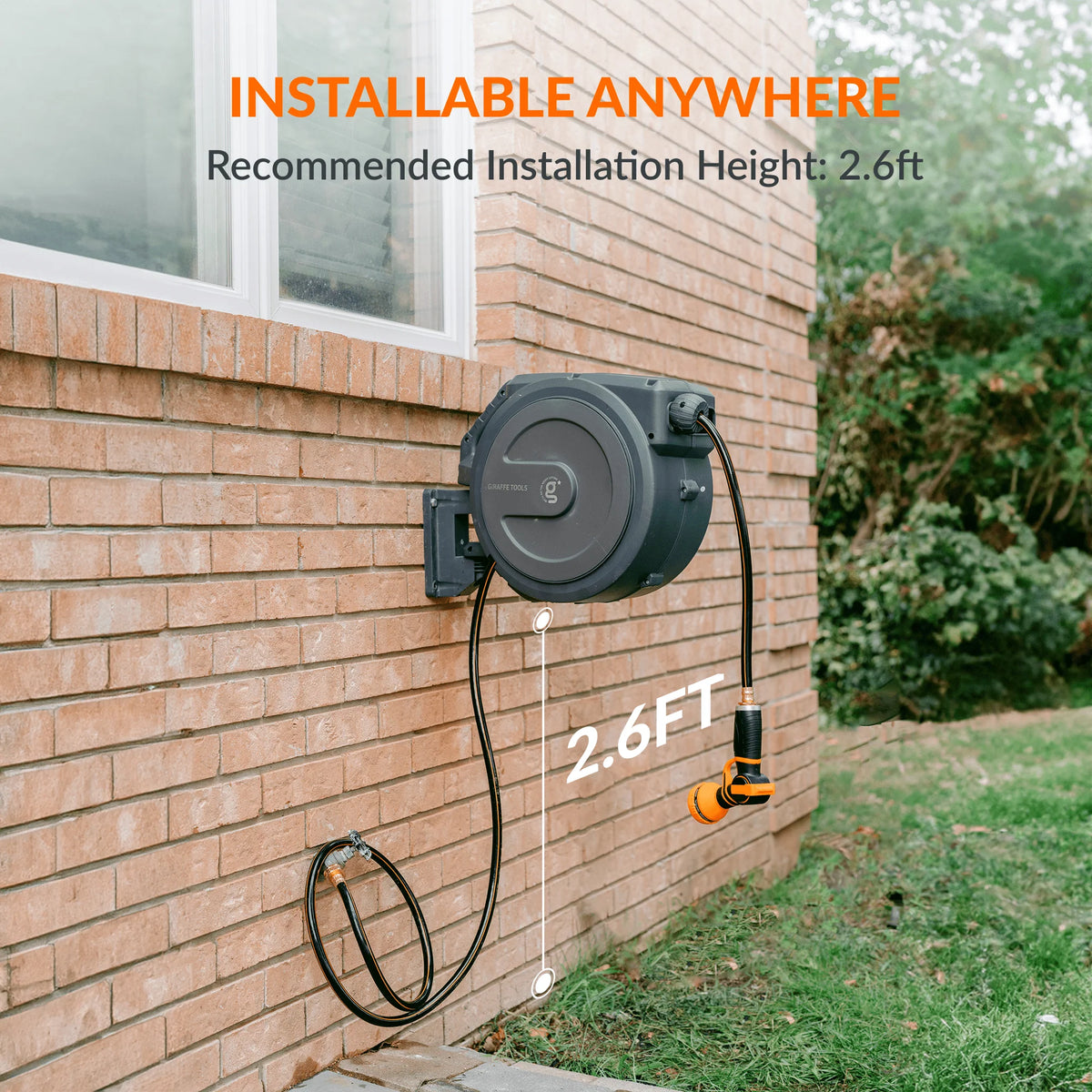 Retractable Garden Hose Reel L234599