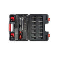 121 Pieces 1/4in & 3/8in Drive SAE/Metric Mechanics Tool Set M3501