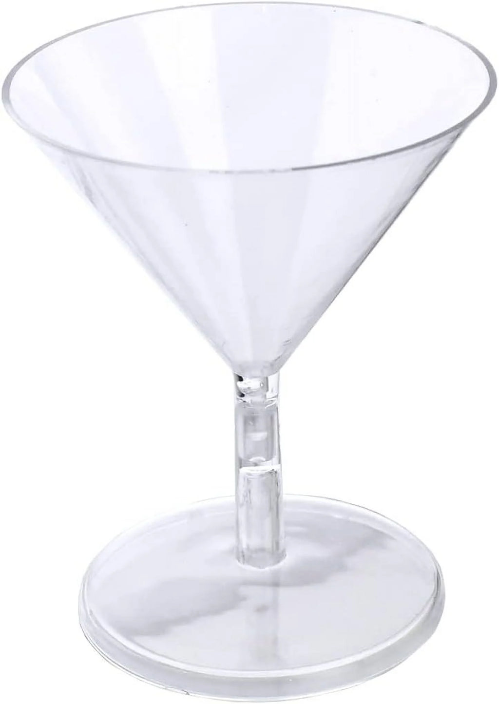 Clear Plastic Martini Glasses 12-Count Y331167