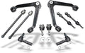 Front Upper Control Arms Ball Joints Sway Bars Tie Rods 10pc Set A7320
