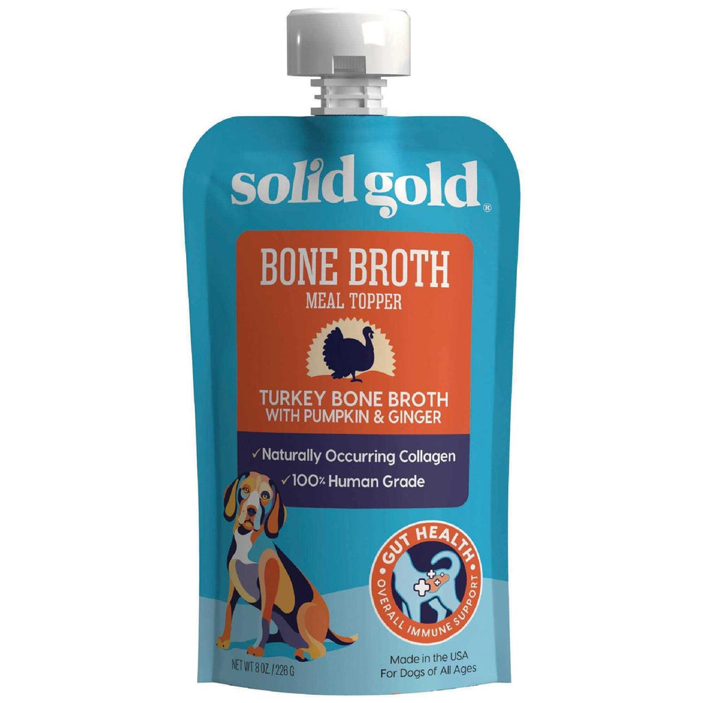 Solid Gold Turkey Bone Broth with Pumpkin & Ginger Dog Food Topper P1658