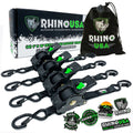2 x 10' Retractable Ratchet Straps 2-Pack N670