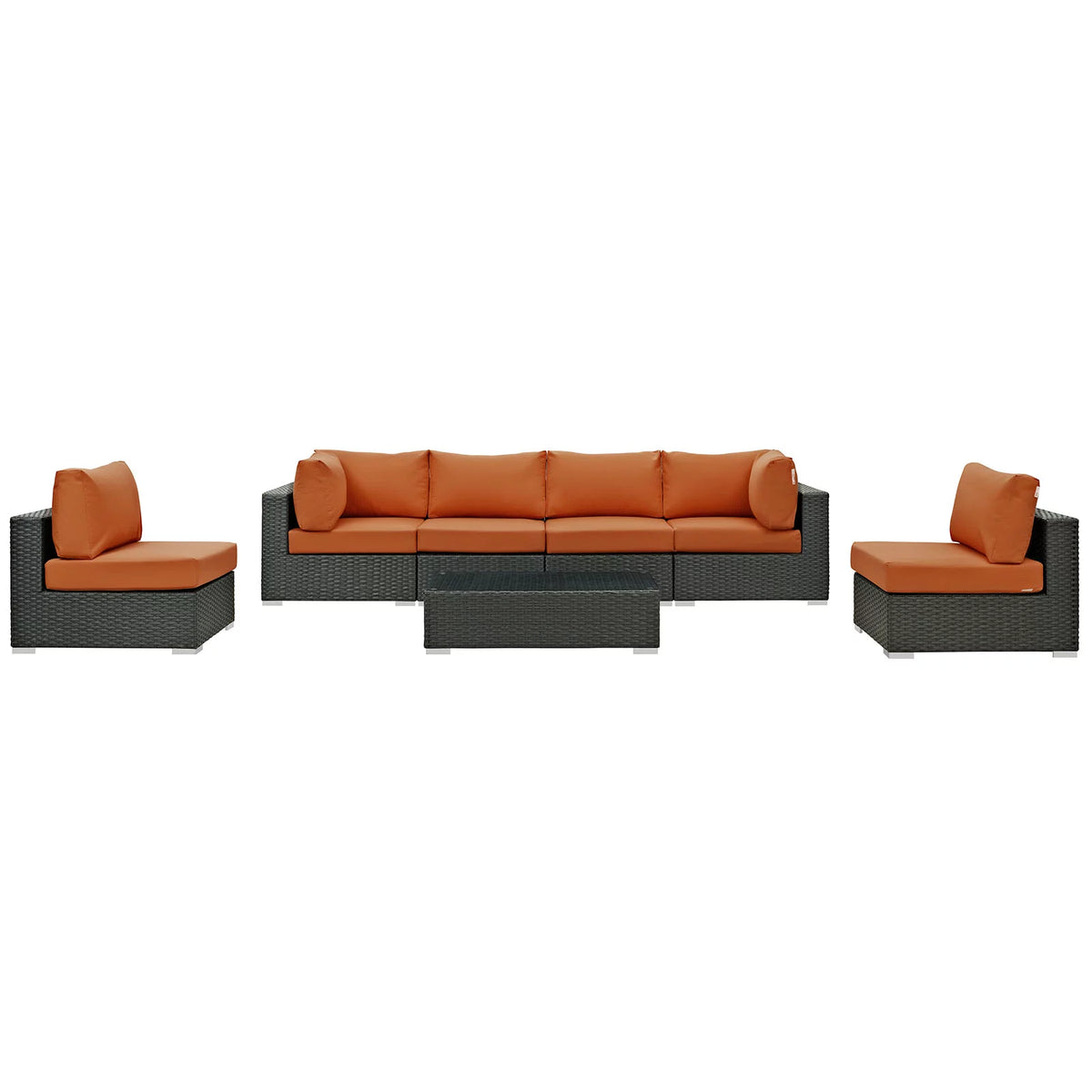 7 Piece Outdoor Patio Sectional Set X811