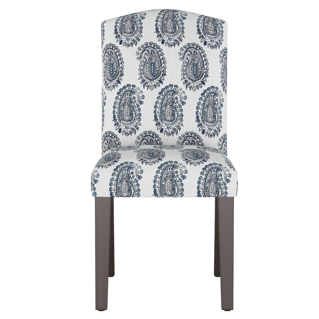 Navy Paisley Dining Chair Z6459