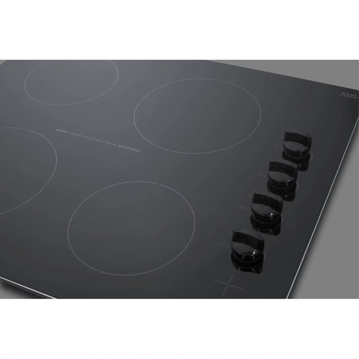 24" Wide 230V 4-Burner Radiant Cooktop A701242