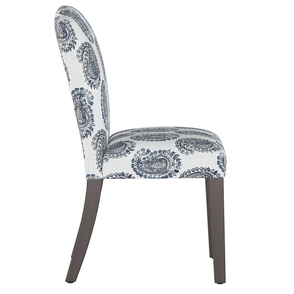 Navy Paisley Dining Chair Z6459