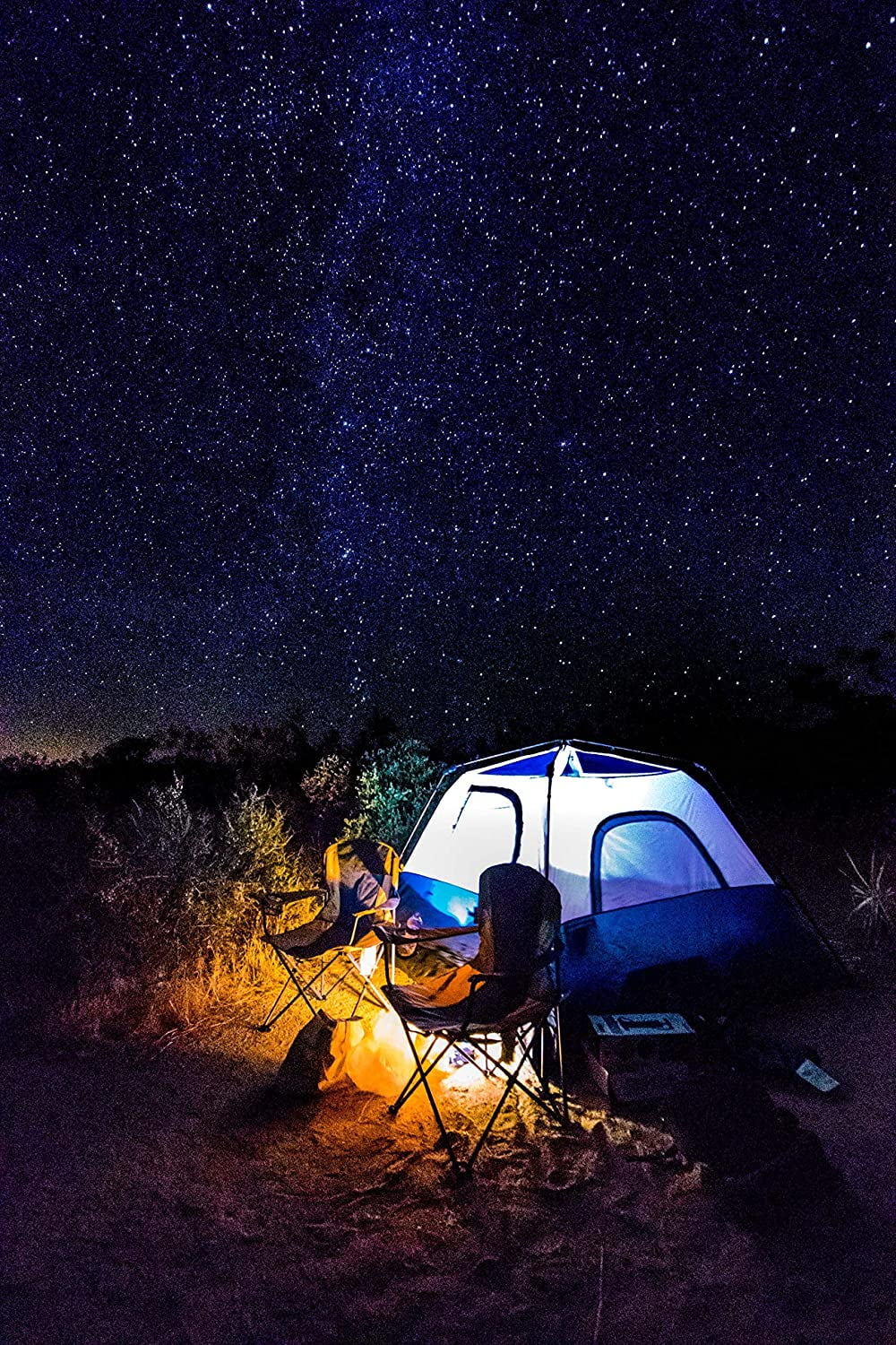 6 Person Waterproof Pop Up Camping Tent with Top Rainfly M9191