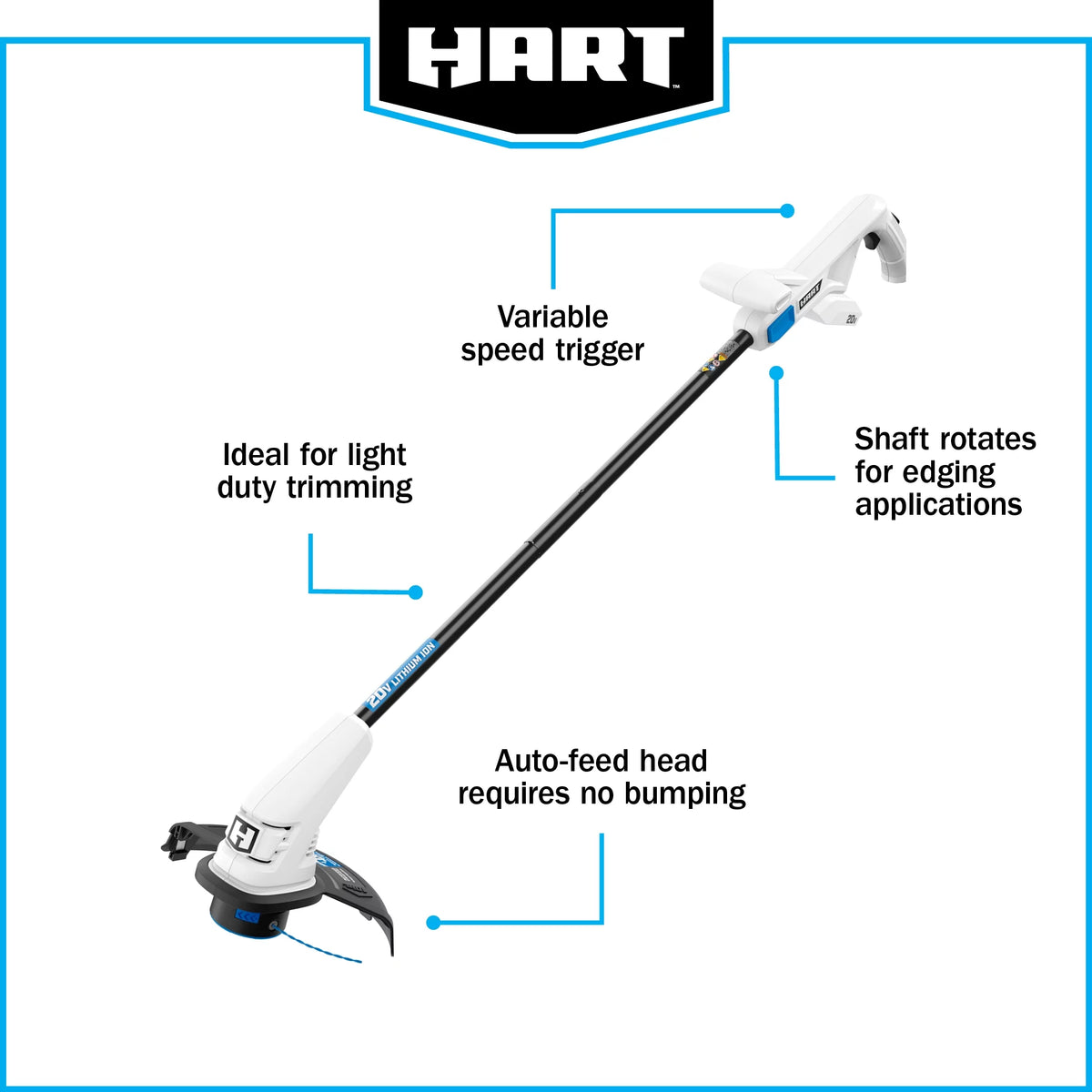 20-Volt 10-inch String Trimmer Leaf Blower Combo Kit A237
