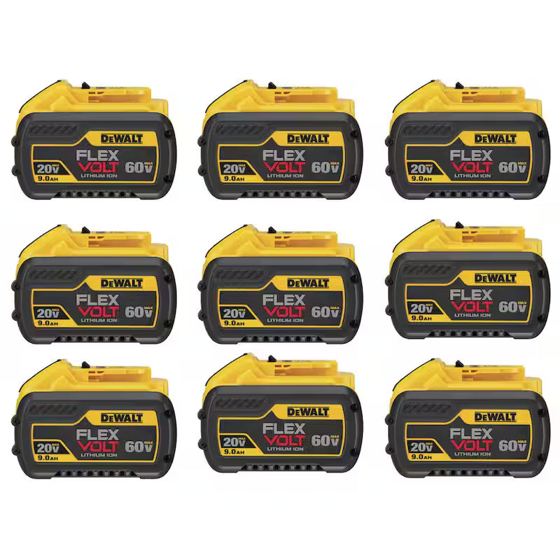 20V/60V MAX Lithium-Ion 9.0Ah Battery Pack 9-Pack Z711