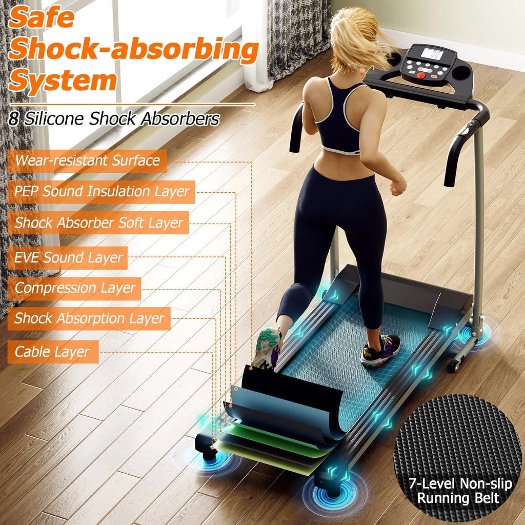 2 HP Folding Treadmill Motorized Running Machine E8805