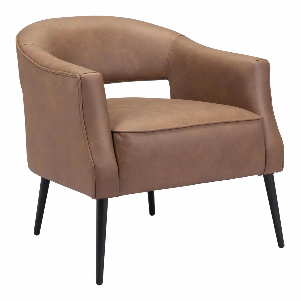 Vintage Brown Accent Chair Z63544