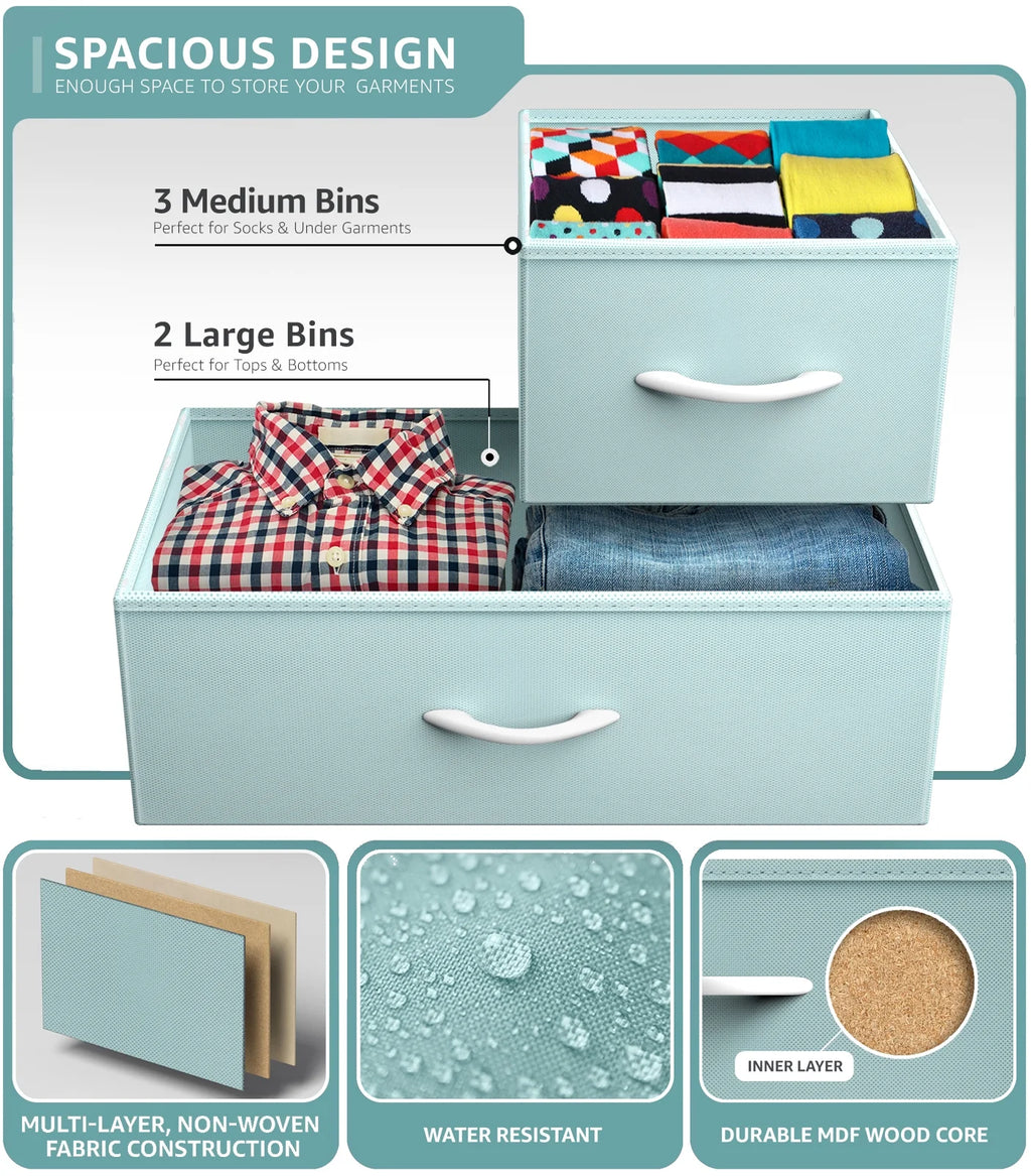 5 Drawer Storage Dresser G78112