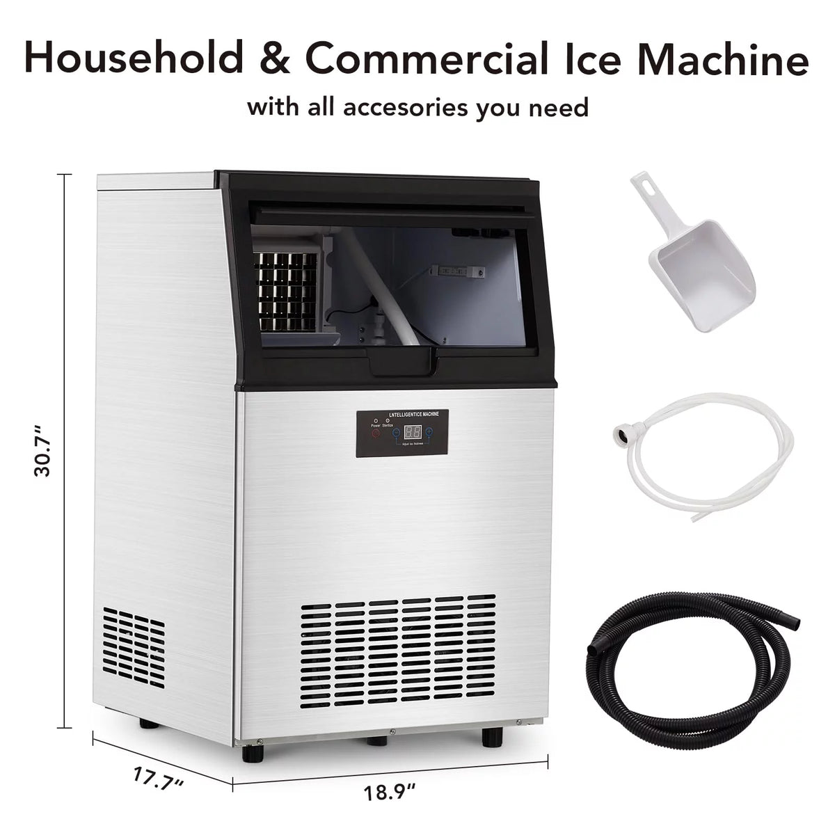 Commercial Stainless Steel Ice Maker J59433