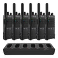 2W FRS Two-Way Radios 6-Pack with Charging Dock, 22 Channels D3679