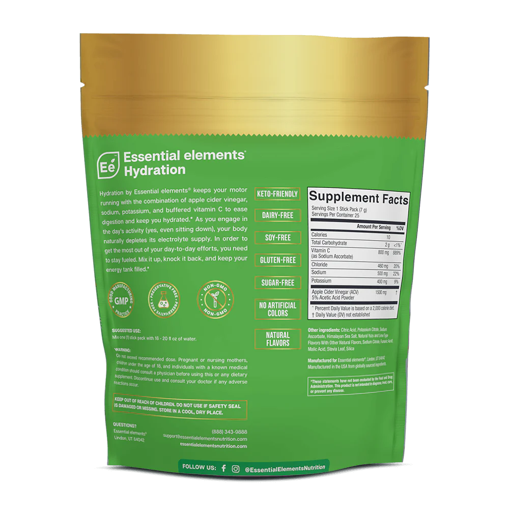 Yuzu-Lime Hydration 25 Count H2628
