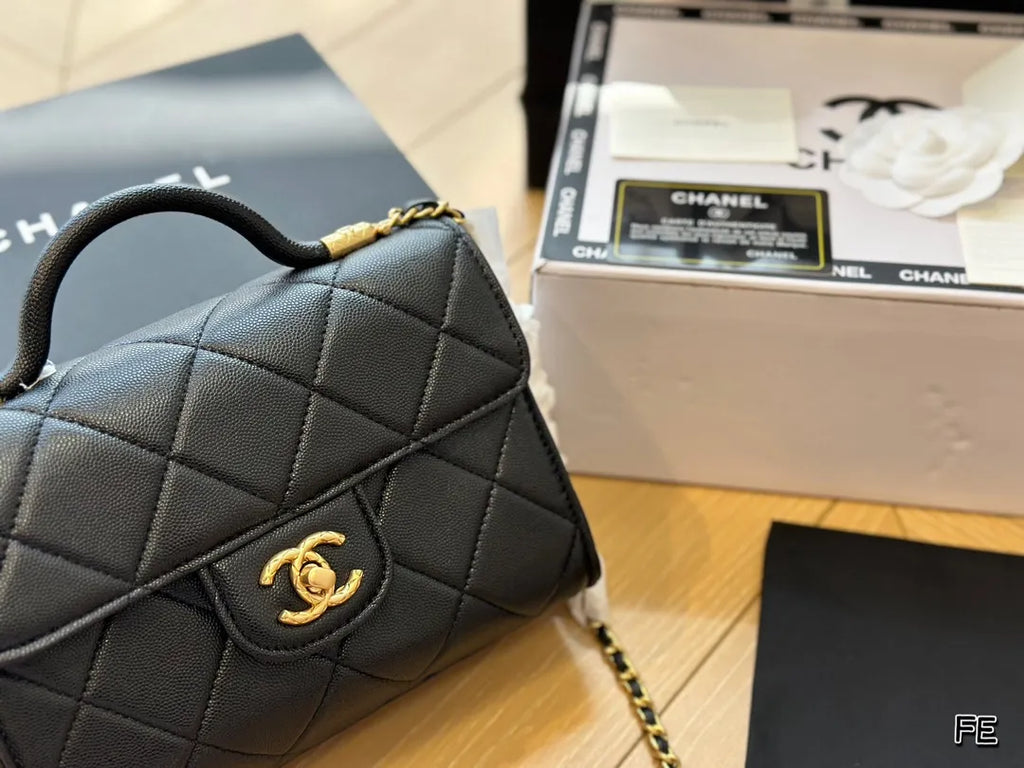 Mini Flap Bag with Top Handle D1019