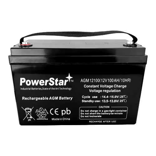 12V 100Ah Deep Cycle SLA Battery V8703