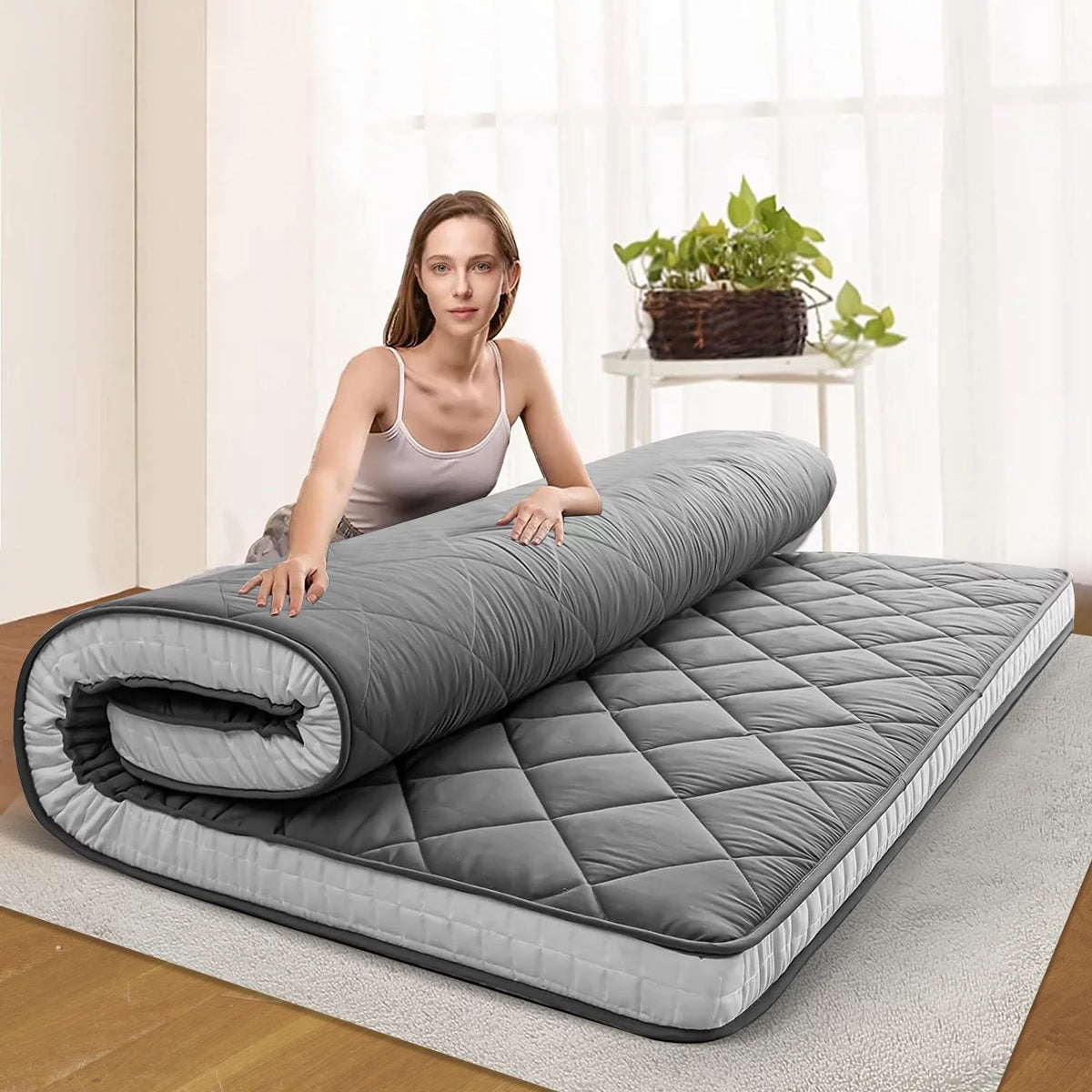 Extra Thick Padded Japanese Floor Mattress I1143