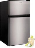 3.2 Cu.ft Double Door Mini Fridge with Freezer V431