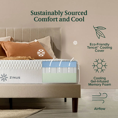 12 Memory Foam Mattress, Full C1242