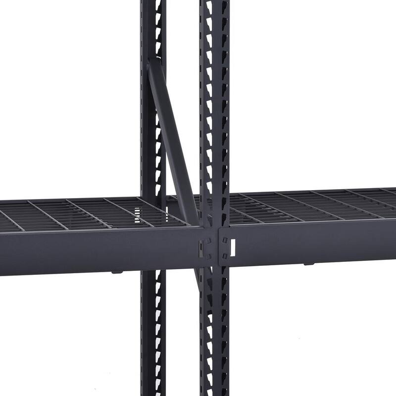 5-Tier Steel Garage Storage Shelving Unit in Black Z2454