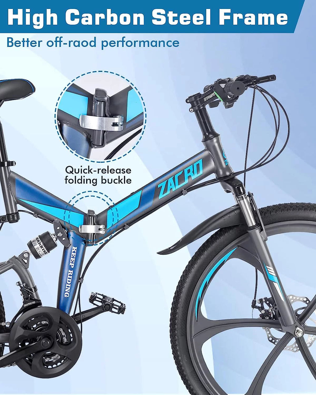 26 Inch 24 Speed Dual Disc Brake Mountain Bike T3883