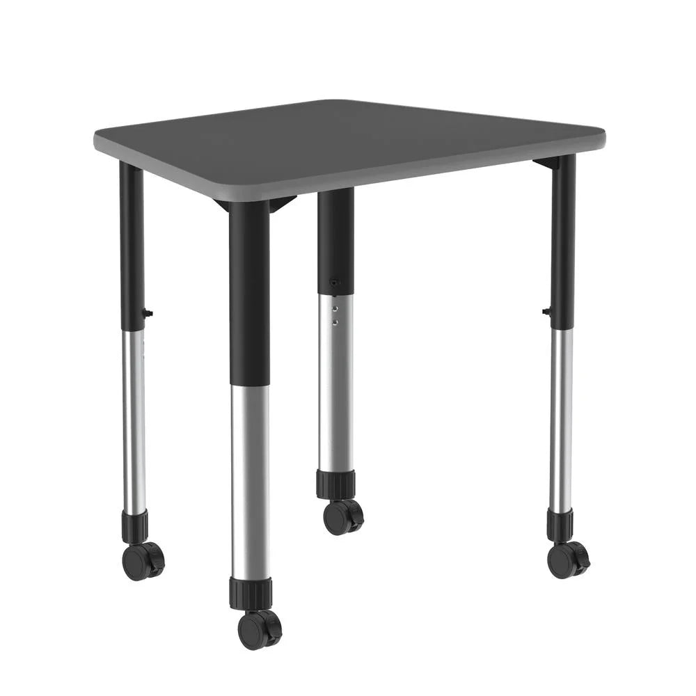 Black Granite Desk with Casters G764