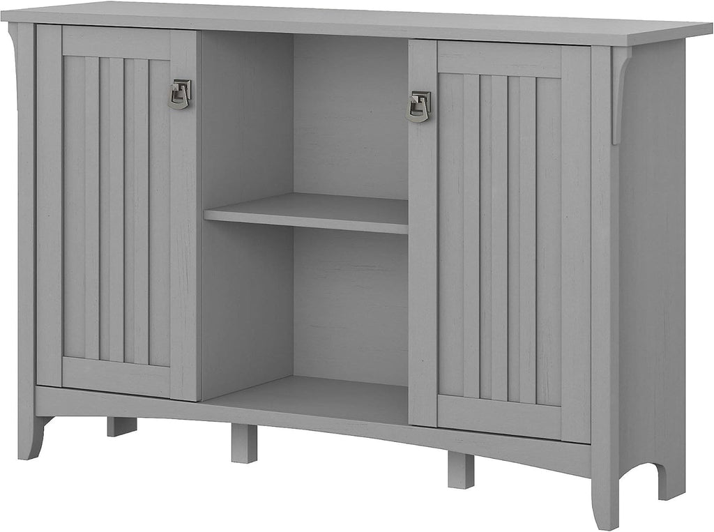 Cape Cod Gray Storage Cabinet with Doors & 6 Cube Organizer K62728