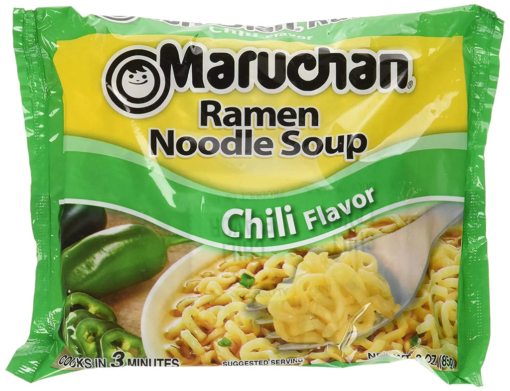 Ramen Chili and Roast Beef Noodles Variety Pack Soup, 3 Oz, 48 Ct M2846