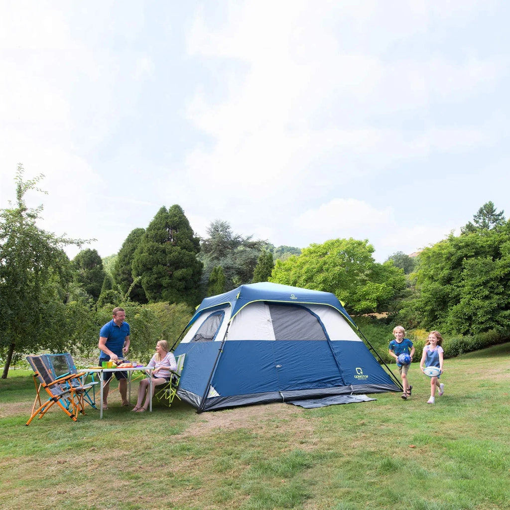6 Person Waterproof Pop Up Camping Tent with Top Rainfly M9191