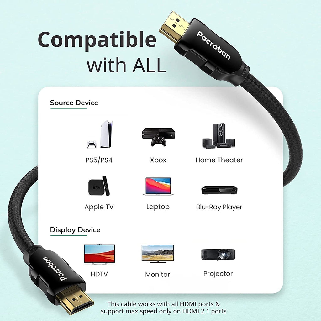 8K HDMI 2.1 Fiber Optic Cable 75ft P9144